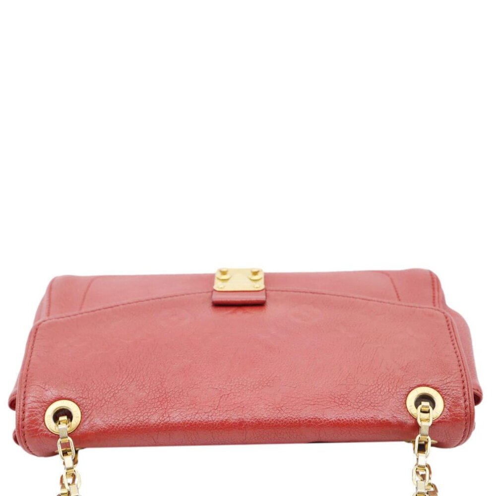 Louis Vuitton Saint Germain PM Monogram Empreinte Leather Shoulder Bag Red - Picture 4 of 16